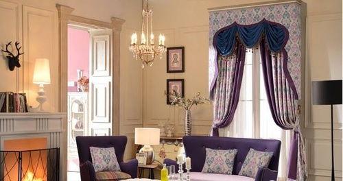 欧美风窗帘搭配图片,打造奢华家居氛围的视觉盛宴