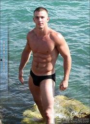 欧美健美图片,肌肉线条与力量之美